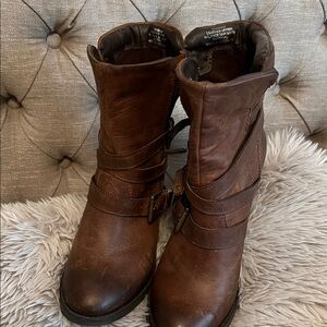 Steve Madden Dark Brown Boots.  Very comfortable.  Worn a few times like NEW